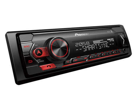 Pioneer MVH-320 1DIN USB/BT/+ red