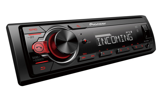 Pioneer MVH-330DAB Receiver 1DIN USB/BT/DAB+ red