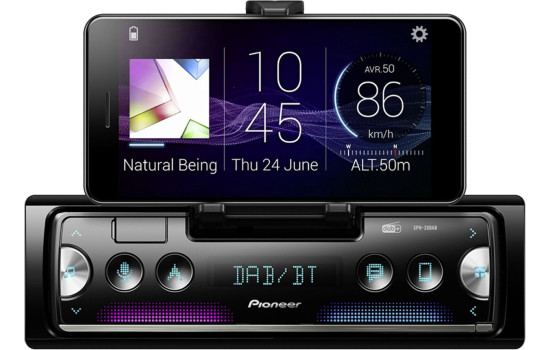 Pioneer SPH-20DAB 1 DIN radio with DAB+, Bluetooth, USB and Spotify