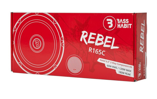 BASS HABIT REBEL 6.5" Component speaker, Image 4
