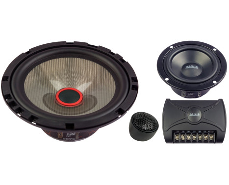 Carbon Series 165mm 3-way Composet 2x180/120 watts