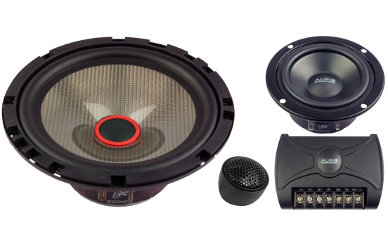 Carbon Series 165mm 3-way Composet 2x180/120 watts