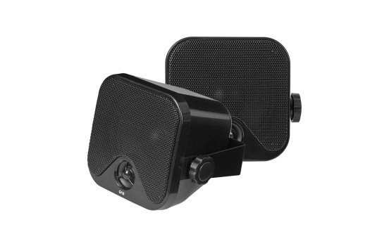 GAS MAD BK1-44 2-way box speaker - black, surface-mounted speaker 10cm