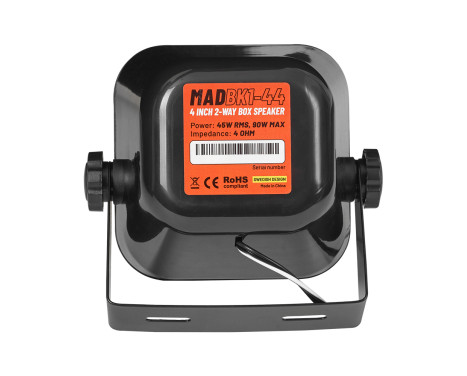 GAS MAD BK1-44 2-way box speaker - black, surface-mounted speaker 10cm, Image 4