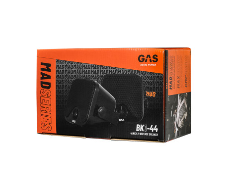 GAS MAD BK1-44 2-way box speaker - black, surface-mounted speaker 10cm, Image 5