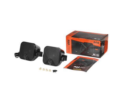 GAS MAD BK1-44 2-way box speaker - black, surface-mounted speaker 10cm, Image 6
