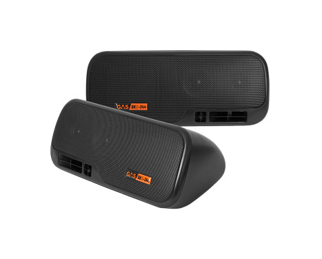 GAS MAD BK2-344 3-way box speaker - black, surface-mounted speaker