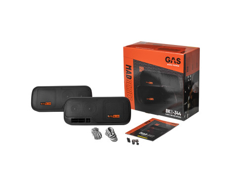 GAS MAD BK2-344 3-way box speaker - black, surface-mounted speaker, Image 7
