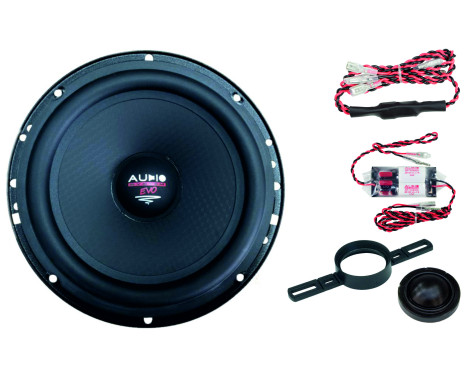 HX-SERIES SQ 200 mm 2-Way EASY MOUNTING NEODYM Compo System -Made in Germany-