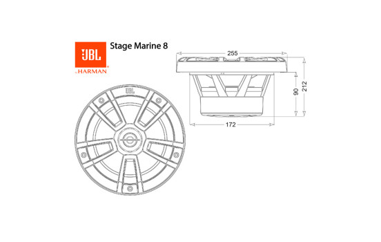 JBL Marine Stage 8 8.0'' (20cm) Speaker Set, Image 7