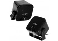 Two 2-way coaxial speaker boxes