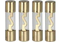 AGU fuse 10 Ampere (gold) 4 pieces in blister