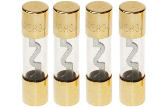 AGU fuse 10 Ampere (silver) 4 pieces in blister