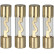 AGU fuse 60 Ampere (gold) 4 pieces in blister