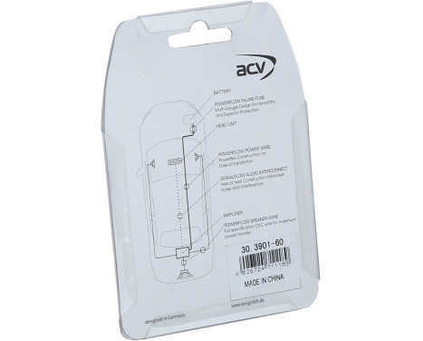 AGU fuse 60 Ampere (gold) 4 pieces in blister, Image 3