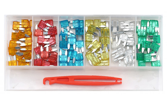 Assorted plug-in fuses 121 pieces