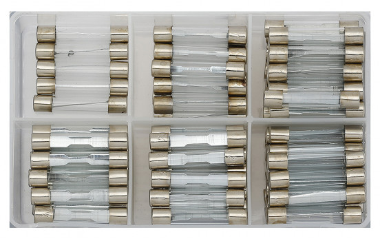 Assortment of glass fuses 95 pieces