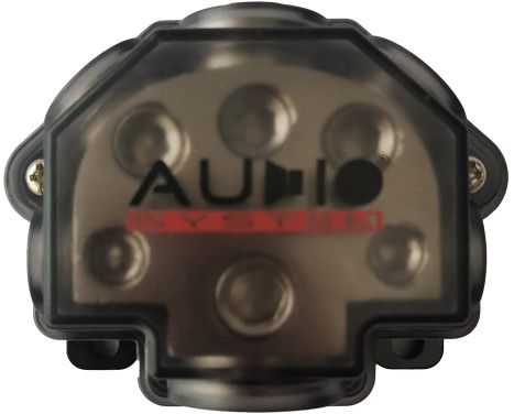 AUDIO SYSTEM HIGH-END 6-way distribution block