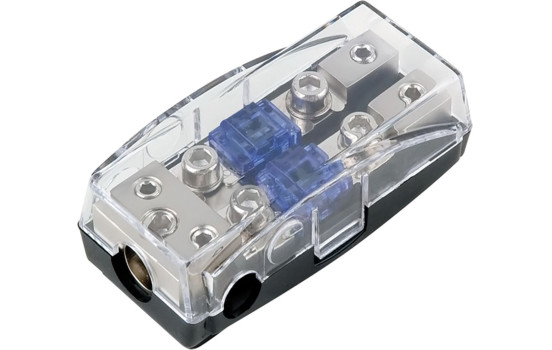 Mini ANL fuse holder (silver) 1 x 35 mm² + 2 x 20 mm²