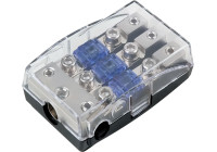 Mini ANL fuse holder (silver) 1 x 35 mm² + 2 x 20 mm²