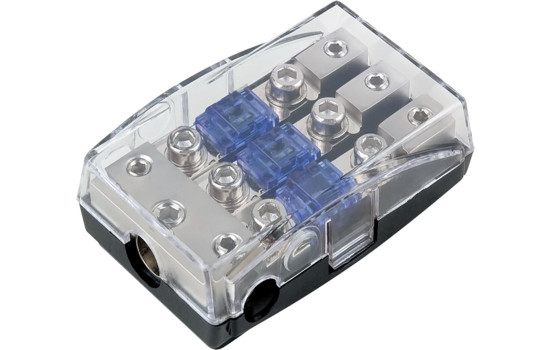 Mini ANL fuse holder (silver) 1 x 35 mm² + 2 x 20 mm²