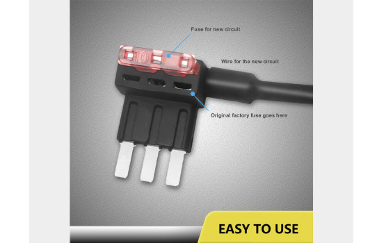 Recoil fuse holder bypass ATL 10x (incl. 10x 10A & 10x 20A fuses), Image 5