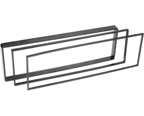 1-DIN Panel Citroën C2/ C3/ C4/ C6/ Jumper/ Jumpy - Peugeot 307/ 1007 Color: Black