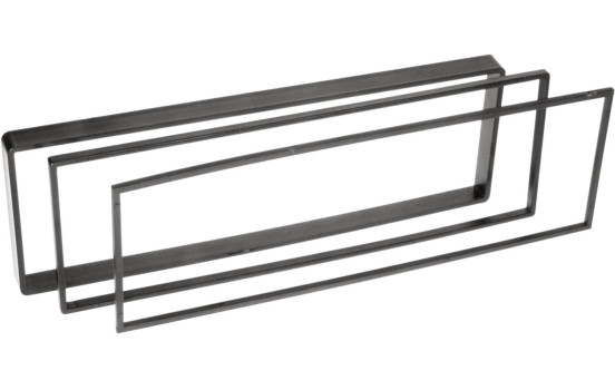 1-DIN Panel Citroën C2/ C3/ C4/ C6/ Jumper/ Jumpy - Peugeot 307/ 1007 Color: Black