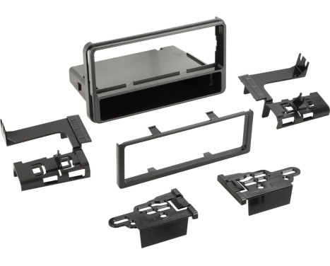 1-DIN Panel Toyota Hilux 2005->2009 Color: black