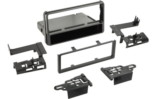1-DIN Panel Toyota Hilux 2005->2009 Color: black