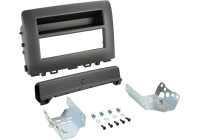 1-DIN Panel with storage compartment Kia Rio 2017-2023 - Color: black