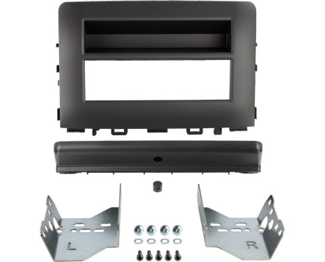 1-DIN Panel with storage compartment Kia Rio 2017-2023 - Color: black, Image 3