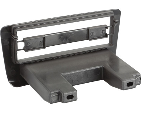 1-DIN Panel with storage tray. Audi A1 2010-2018 Color: Black, Image 2