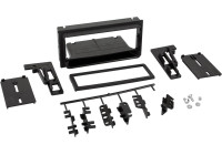 1-DIN Panel with storage tray.Chevrolet - Pontiac Color: Black
