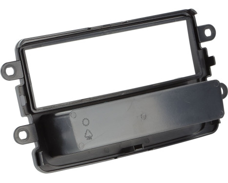 1-DIN Panel with storage tray. Dacia Dokker/ Duster/ Lodgy 2012-2019 Color: Dark gray, Image 2