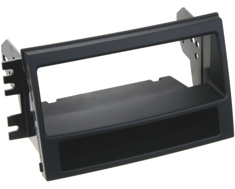 1-DIN Panel with storage tray. Kia Soul 2008-2011 Color: Black