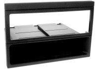 1-DIN Panel with storage tray. Mazda MX-5 / 323 (F) / 626 Color: Black