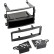 1-DIN Panel with storage tray. Nissan 350Z 2002-2005 Color: Black, Thumbnail 2