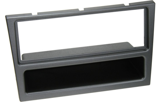 1-DIN Panel with storage tray. Opel - Renault Color: Charcoal Metallic