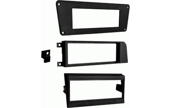 1-DIN radio panel Volvo 100/200/740/760/780/940 black