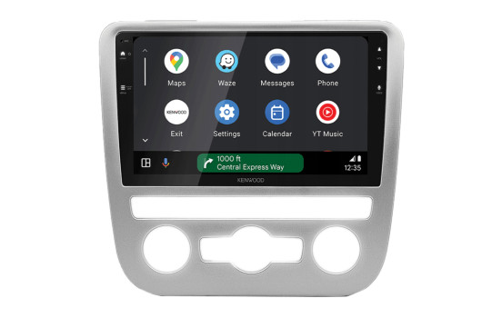 2-DIN 9" Panel VW Scirocco Climate Control Single Module, Image 2