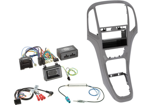 2-DIN Center Console Opel Astra 2009-2020 Titanium Gray