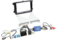 2-DIN Flush-Mount KIT Various models Volkswagen - Seat - Skoda Piano Lacquer Black