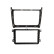 2-DIN frame Volkswagen Polo 2014-2017 Silver, Thumbnail 2