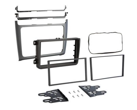 2-DIN frame Volkswagen Polo 2014-2017 Silver, Image 4