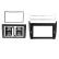 2-DIN frame VW Polo 2014-2017 Black, Thumbnail 2