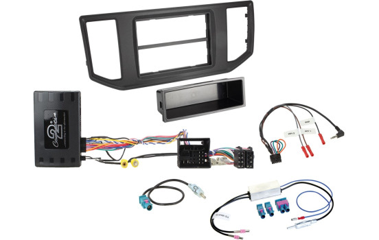2-DIN Installation KIT Volkswagen Crafter/ Grand California - MAN TGE 2017-2020 Black