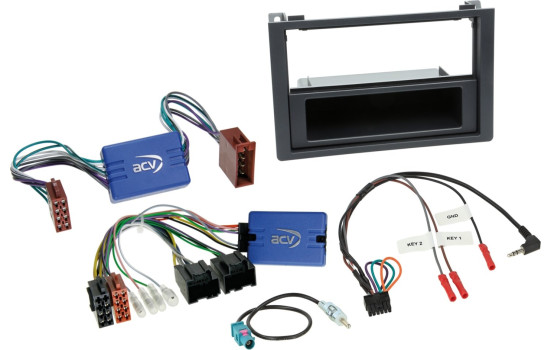 2-Din Kit Saab 9-3 with compartment 2007 >2011