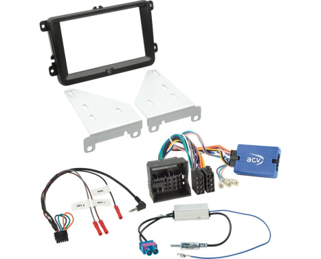 2-DIN Kit Volkswagen - Seat - Skoda black