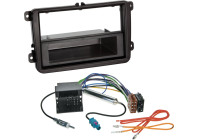 2-DIN kit Volkswagen - Seat - Skoda with storage compartment